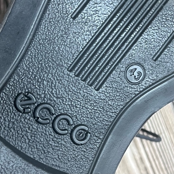 Ecco Maroon Leather Shock Point Lace Up Shoes Dress Shoes Eur 43 US Men’s 9-9.5 - Picture 10 of 10